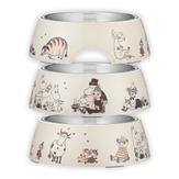 Mummi Pets Matskål Hund Beige_Ø22 (489-6416114974139)