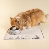 Mummi Pets Matskål Hund Beige_Ø22 (489-6416114974139)