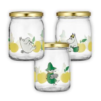 Mummi Glasskrukke m/ klistremerker 0, 5L (489-6416114973675)