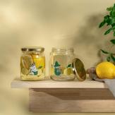 Mummi Glasskrukke m/ klistremerker 0, 5L (489-6416114973675)