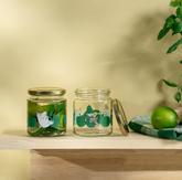 Mummi Glasskrukke m/ klistremerker 0, 3L (489-6416114973668)