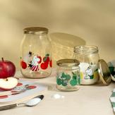 Mummi Glasskrukke m/ klistremerker 0, 5L (489-6416114973675)