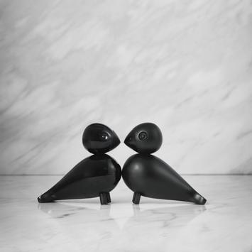 Kay Bojesen Turtelduer Bøk Sort 2stk (521-39240)