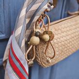 Kay Bojesen Nøkkelring Fugl natur/ eik (521-39665)