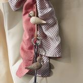 Kay Bojesen Nøkkelring Fugl sort/ røkt eik (521-39808)