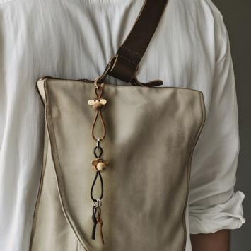 Kay Bojesen Nøkkelring Ape sort/ teak (521-39806)