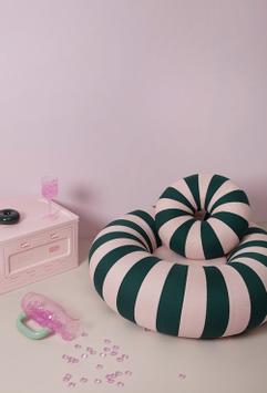 Studio About  Float Sittepute grønn-rosa Ø80 (783-800250DGR)