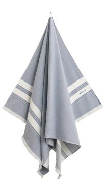GANT Badehåndkle Stripe Hammam Denim_100x180