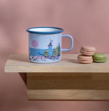 Mummi Emaljekopp Solnedgang 5,5dl