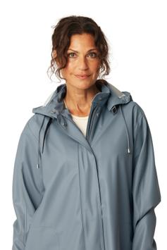 Ilse Jacobsen Regnjakke Gråblå (807-RAIN71-636-42)