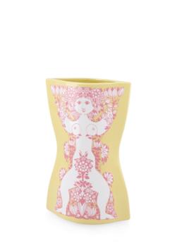 Bjørn Wiinblad Nina Vase Gul H22 (521-53121)