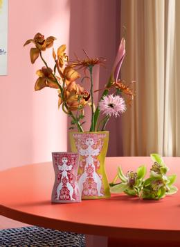 Bjørn Wiinblad Nina Vase Gul H22 (521-53121)