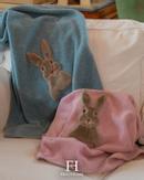 Frati Home Pledd Bambus Barn blå 75x100 (368-BABYBUNNY_PAV)