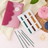 KnitPro Dreamz Starter-set Strømpepinner 2-4mm_15cm (634-9200641)