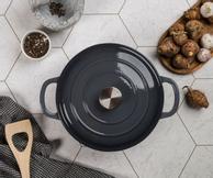Sabor Basic Støpejernsgryte Grå 4,2L (655-46232906)