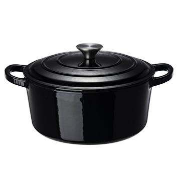 Sabor Basic Støpejernsgryte Sort 4,2L