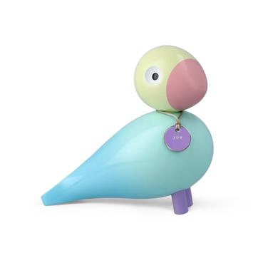 Kay Bojesen Fugl Story Joy Aqua H15,5
