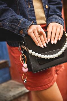 Kay Bojesen Nøkkelring Fugl Rosa H4,5 (521-39830)