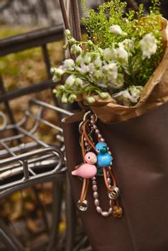 Kay Bojesen Nøkkelring Fugl Turkis H4,5 (521-39853)