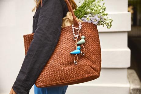 Kay Bojesen Nøkkelring Fugl Turkis H4,5 (521-39853)