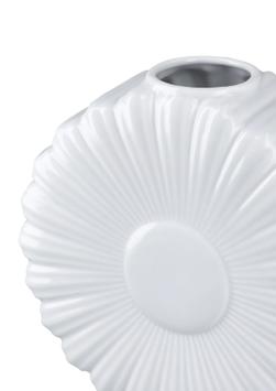 Lyngby Flower Vase Prestekrage-Hvit H21 (521-202021)