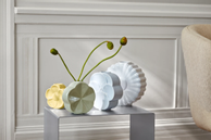 Lyngby Flower Vase Prestekrage-Hvit H21 (521-202021)