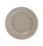 Lyngby Rhombe-Earth Middagstallerken Ø27 clay (521-201807)