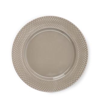 Lyngby Rhombe-Earth Middagstallerken Ø27 clay (521-201807)