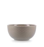 Lyngby Rhombe-Earth Skål Ø13 clay (521-201819)