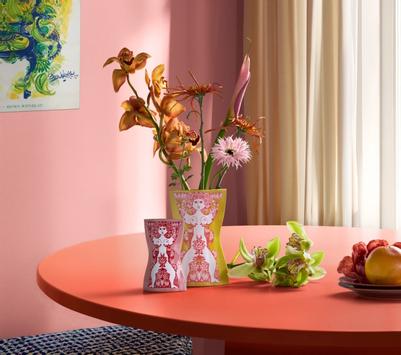 Bjørn Wiinblad Nina Vase Rosa H16, 5 (521-53122)