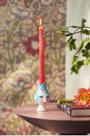 Bjørn Wiinblad Titania Lysestake/Vase Lys-Blå H11,5