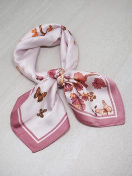 7Days Satengskjerf Lyserosa 70x70