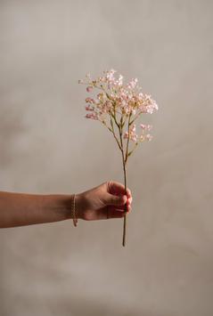 Mr Plant Kunstig Stilkblomst Brudeslør-Rosa H35