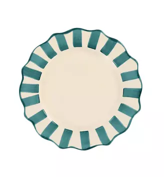 Anna + Nina Pine Scalloped Middagstallerken Ø27