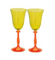 Anna + Nina Vinglass Poppy 2stk