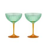 Anna + Nina Champagneglass Jazzy Arancia 2stk (844-26-1M811007)
