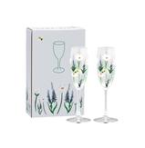 Anna + Nina Champagneglass Springtime 2stk (844-26-1M811026)