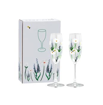 Anna + Nina Champagneglass Springtime 2stk (844-26-1M811026)