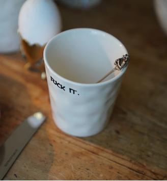 Anna + Nina Kaffekopp Fuck It 200ml (844-25-2E805011)