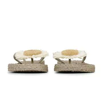 Ilse Jacobsen FlipFlop Blomst Platin (807-CHEERFUL16F-780)