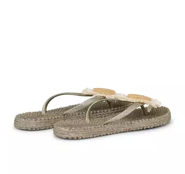 Ilse Jacobsen FlipFlop Blomst Platin (807-CHEERFUL16F-780)