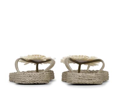 Ilse Jacobsen FlipFlop Blomst Platin (807-CHEERFUL16F-780)