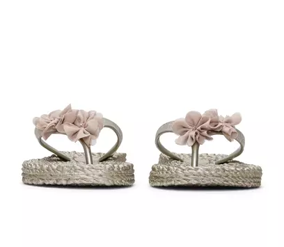 Ilse Jacobsen FlipFlop Småblomster Platin (807-CHEERFUL18F-780)