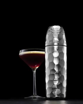 HexClad Cocktailshaker Sølv 740ml (573-BRCS25-CR)