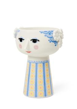 Bjørn Wiinblad Eva Vase Blå H18,5 (521-56537)