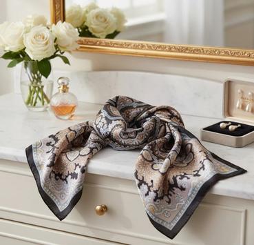 Endless Pynteskjerf Bandana Marine 70x70