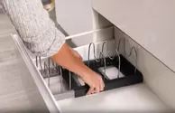 Joseph Joseph Drawer-Store justerbar oppbevaring til lokk L30-56cm (655-46202159)