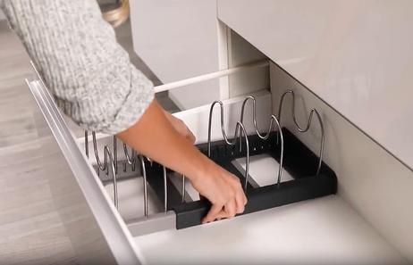 Joseph Joseph Drawer-Store justerbar oppbevaring til lokk L30-56cm (655-46202159)