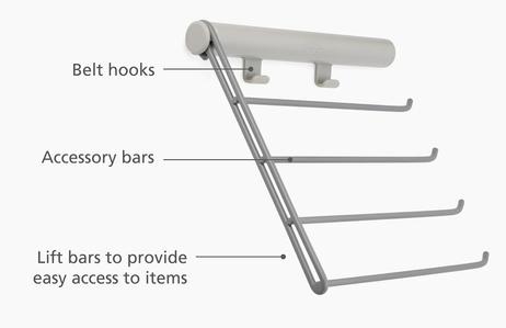 Joseph Joseph Orderly Oppheng til belter/ slips/ skjerf (655-60231651)