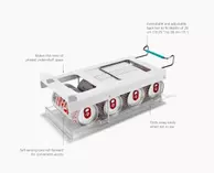 Joseph Joseph Fridge-Store Boksholder til kjøleskap (655-60235967)